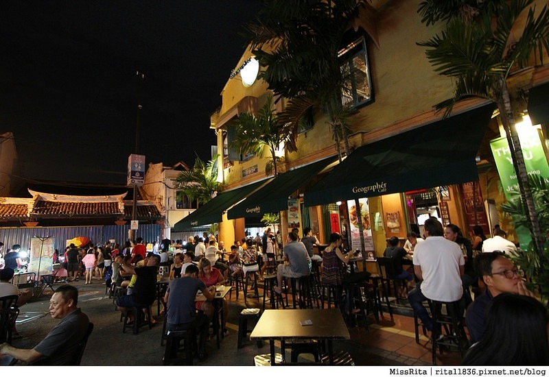 馬來西亞 馬六甲好玩 雞場街 雞場街夜市 地理學家咖啡館39