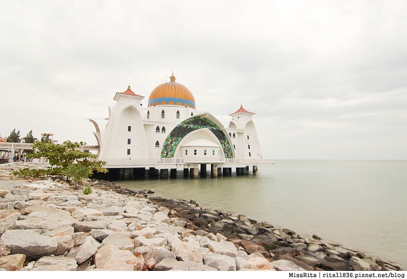 馬來西亞 麻六甲 馬六甲景點 Malacca Straits Mosque 清真寺 海上清真寺 Masjid Selat Melaka Pulau Melaka4