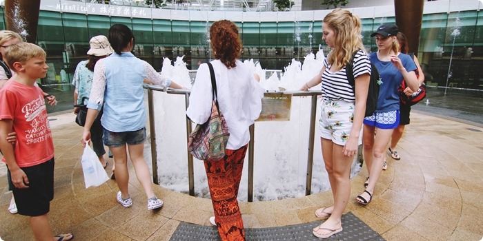 Singapore 新加坡景點 新加坡新達城 Suntec 財富之泉 新加坡財富之泉 Fountain of Wealth Suntec City Mall 新加坡雙層觀光巴士 新加坡公車0-