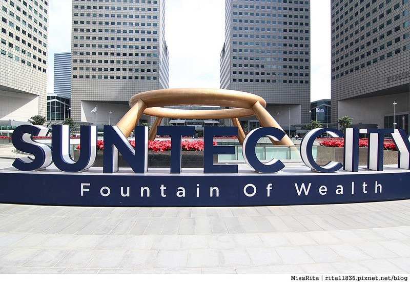 Singapore 新加坡景點 新加坡新達城 Suntec 財富之泉 新加坡財富之泉 Fountain of Wealth Suntec City Mall 新加坡雙層觀光巴士 新加坡公車9