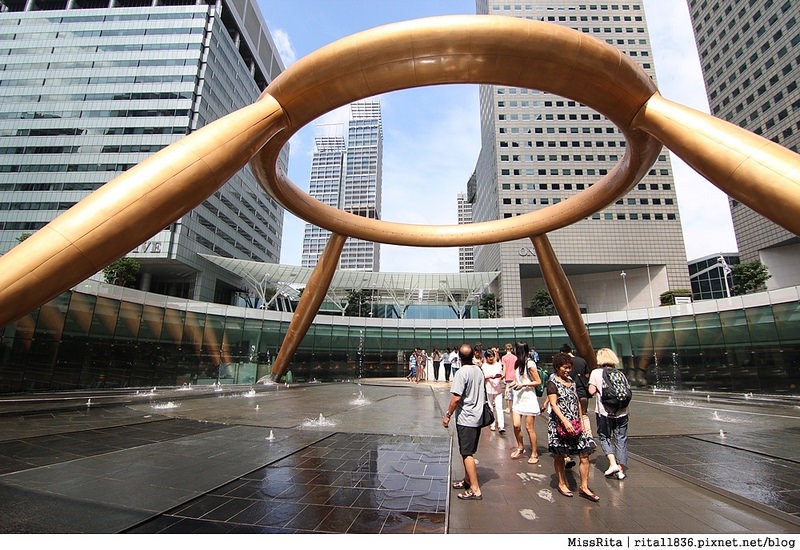Singapore 新加坡景點 新加坡新達城 Suntec 財富之泉 新加坡財富之泉 Fountain of Wealth Suntec City Mall 新加坡雙層觀光巴士 新加坡公車12